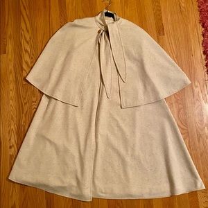 Vintage Jackie O 50s 60s 70s Mod Cape Coat FitsAll